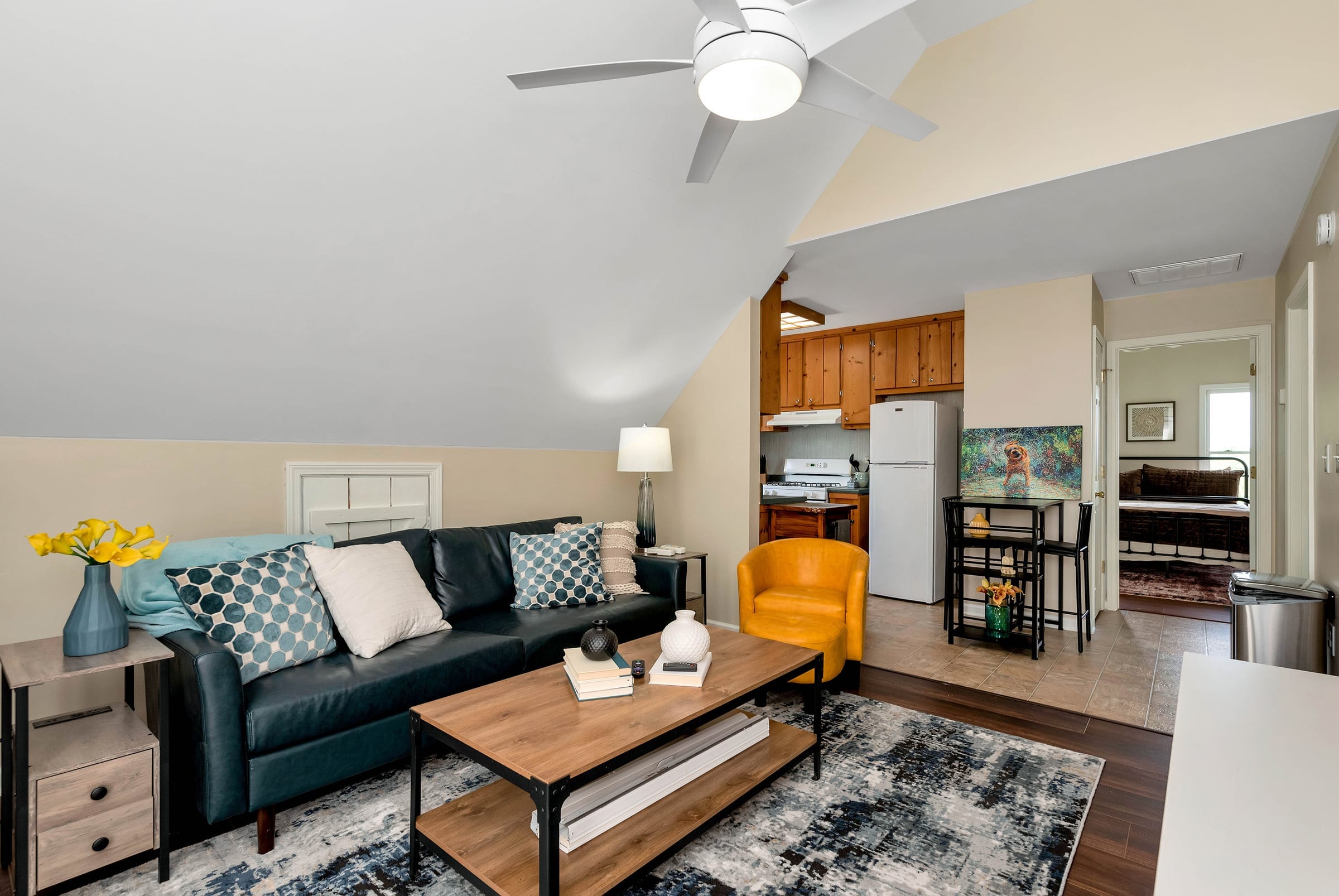 The Apartment seating area