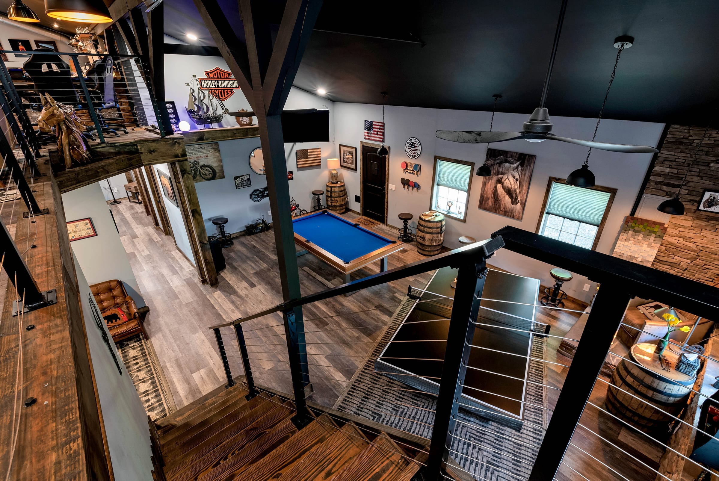 The Lodge patio seating