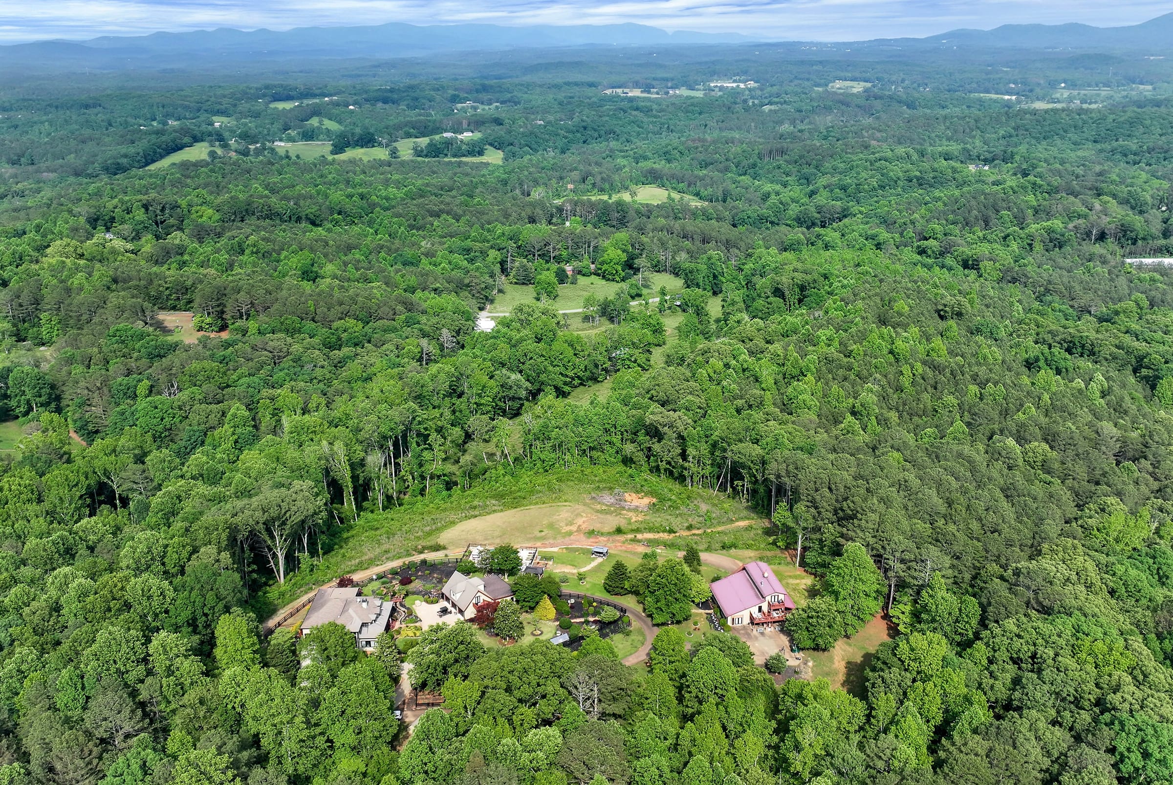 Aerial view of Peace of Joy Acres