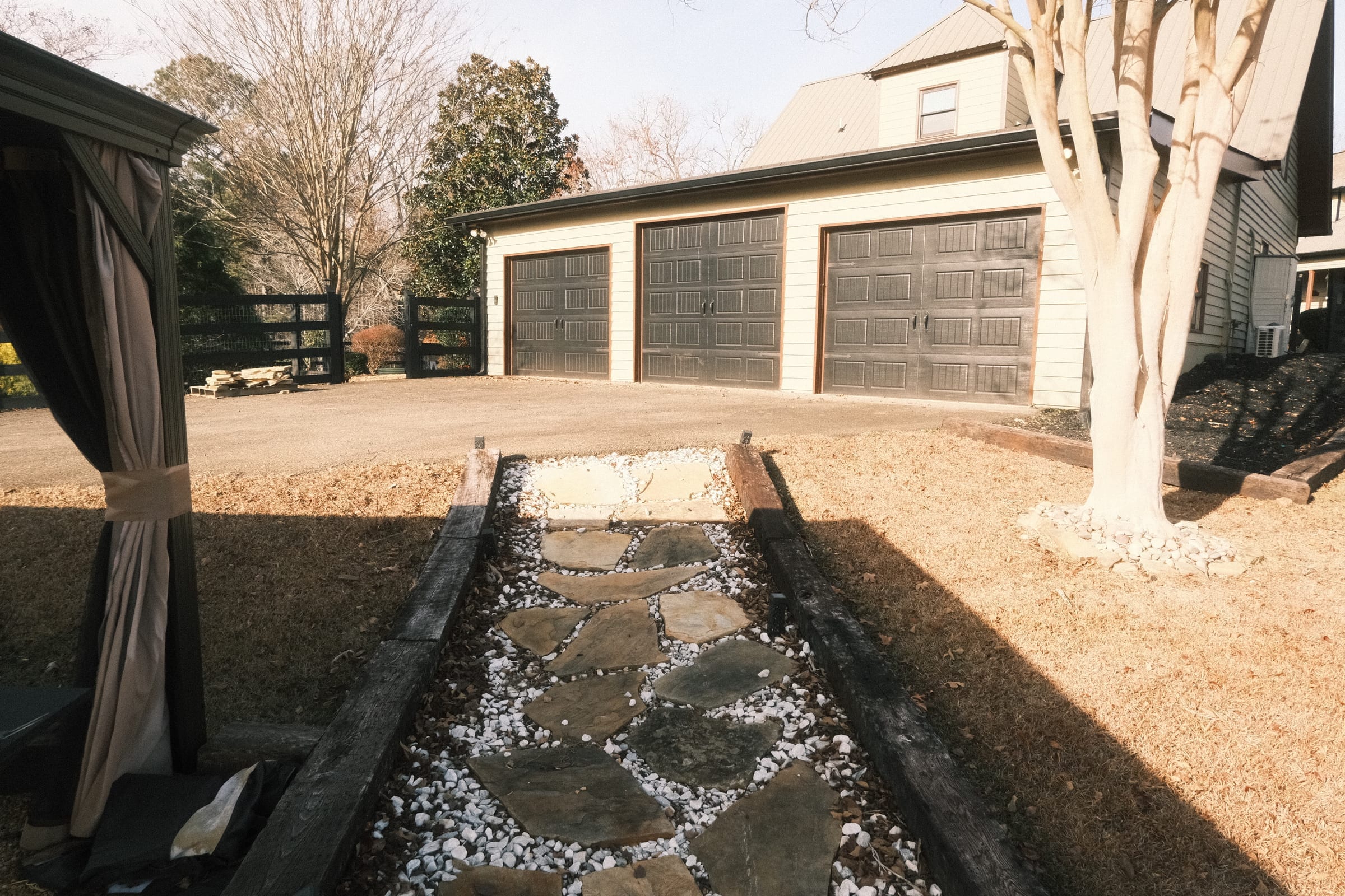Entrance and road to Peace of Joy Acres